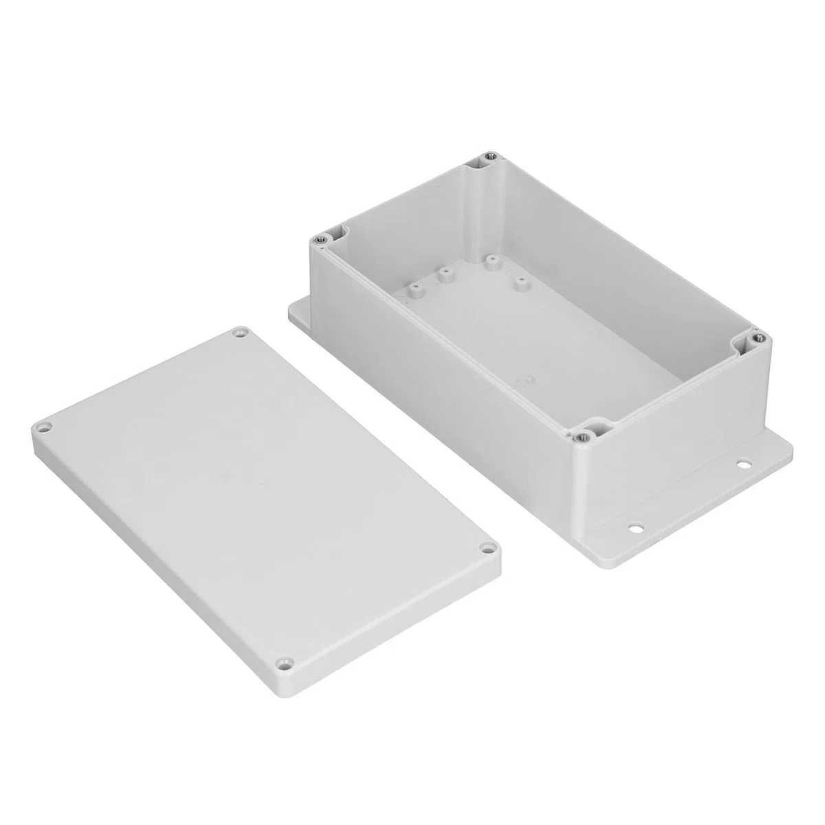 Tyenaza Caja de conexiones, Caja de conexiones eléctricas, Caja de alimentación impermeable Caja de conexión eléctrica ABS para exteriores(200 x 120 x 75 mm)