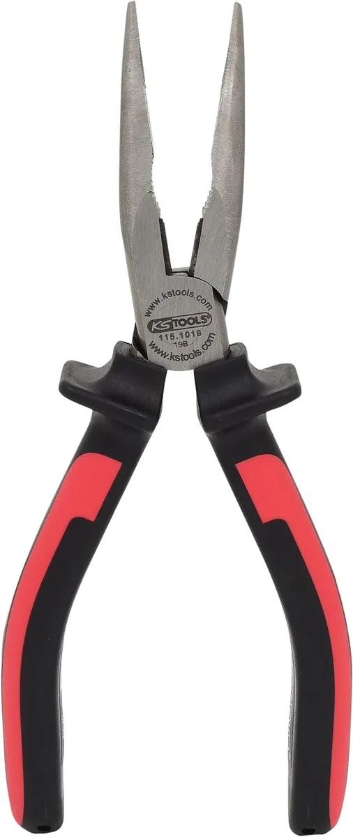 KS Tools 115.1019 - Alicate semirredondo Ergotorque, curvado (tamaño: 210 mm)
