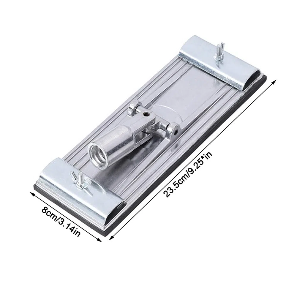 Soporte para lijadora, marco universal de papel de lija de rosca gruesa de aleación de aluminio, lijadora de techo de pared para paneles de yeso (rosca hembra)