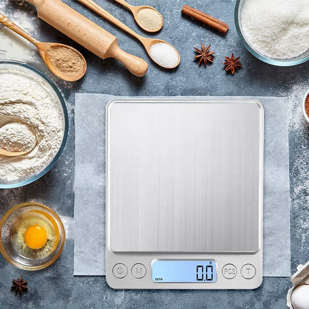 Balanza digital, Balanza de precisión / Balanza de letras / Balanza / Balanza de oro / Balanza de bolsillo, Muy cerca, Despertador profesional fácil, Balanza de bolsillo, 1000 g / 0.1 g
