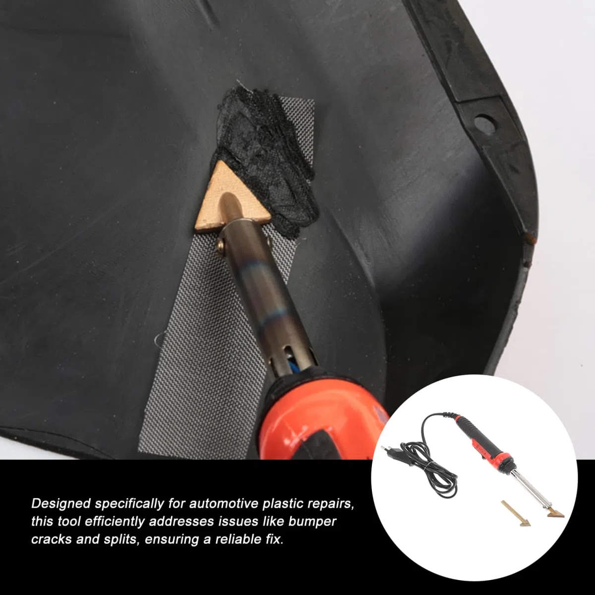 Mobestech Soldador Plástico Profesional Para Defensa Coche Máquina Soldar Plásticos Para Reparación De Parachoques Herramienta Fácil De Usar Para Autos Equipo Versátil