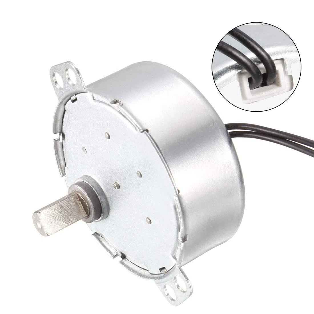 sourcing map Sincrónico Sincronizar Motor AC 220-240V 4W 5-6RPM/MIN 50-60Hz CCW/CW para Hecho Mano, Modelo o Guía Motor