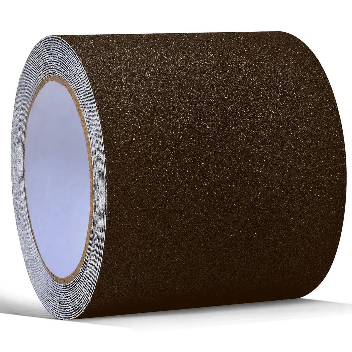 ONTWIE Cinta adhesiva antideslizante marrón High Traction Safety Track Tape, cinta adhesiva antideslizante para escalones, rampas, caminos