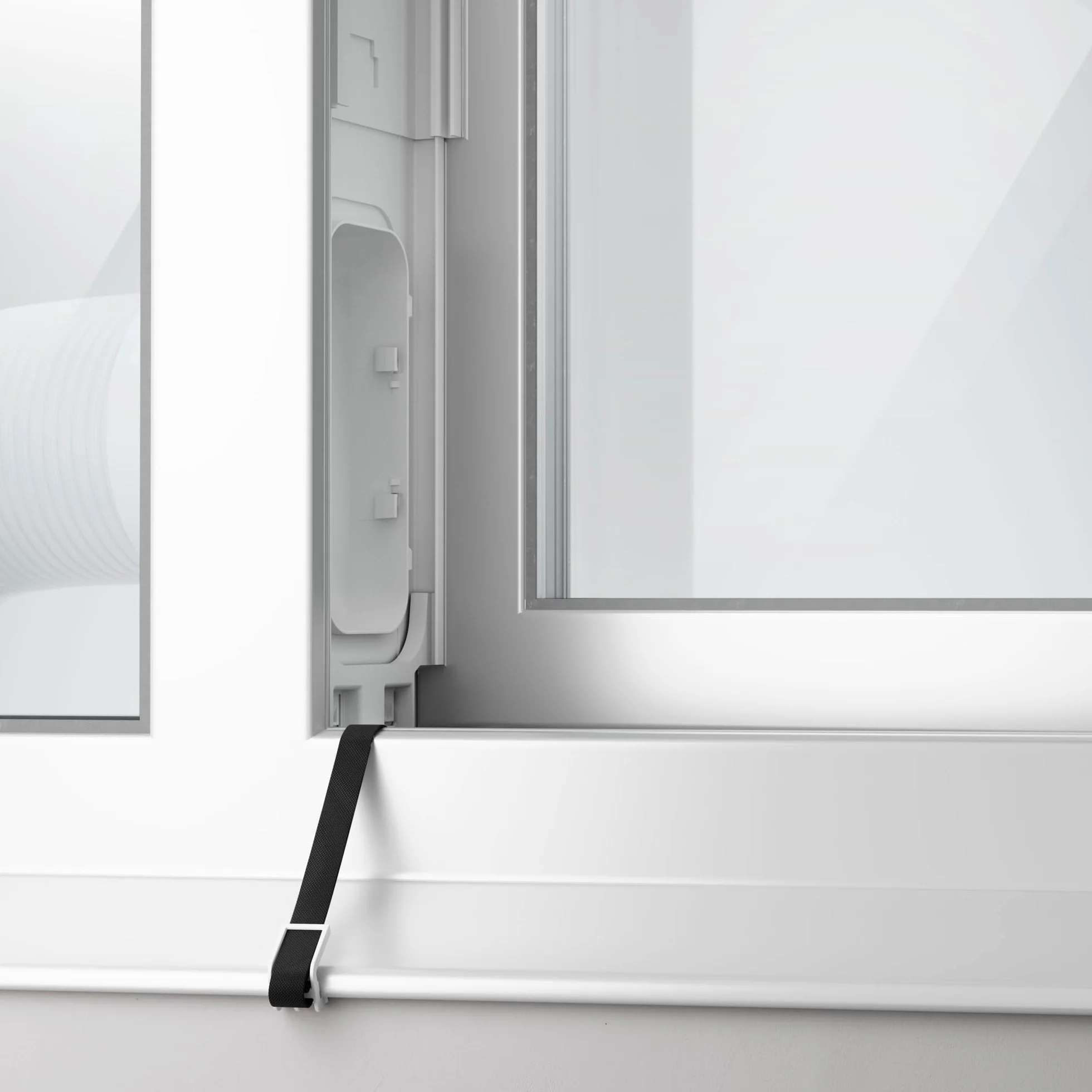 AEG AWKIT5 Premium Window Kit/instalación rápida/kit de sellado de ventanas/refrigeración eficiente/ahorro de energía/apto para todos los climatizadores portátiles con manguera de 15 cm de diámetro