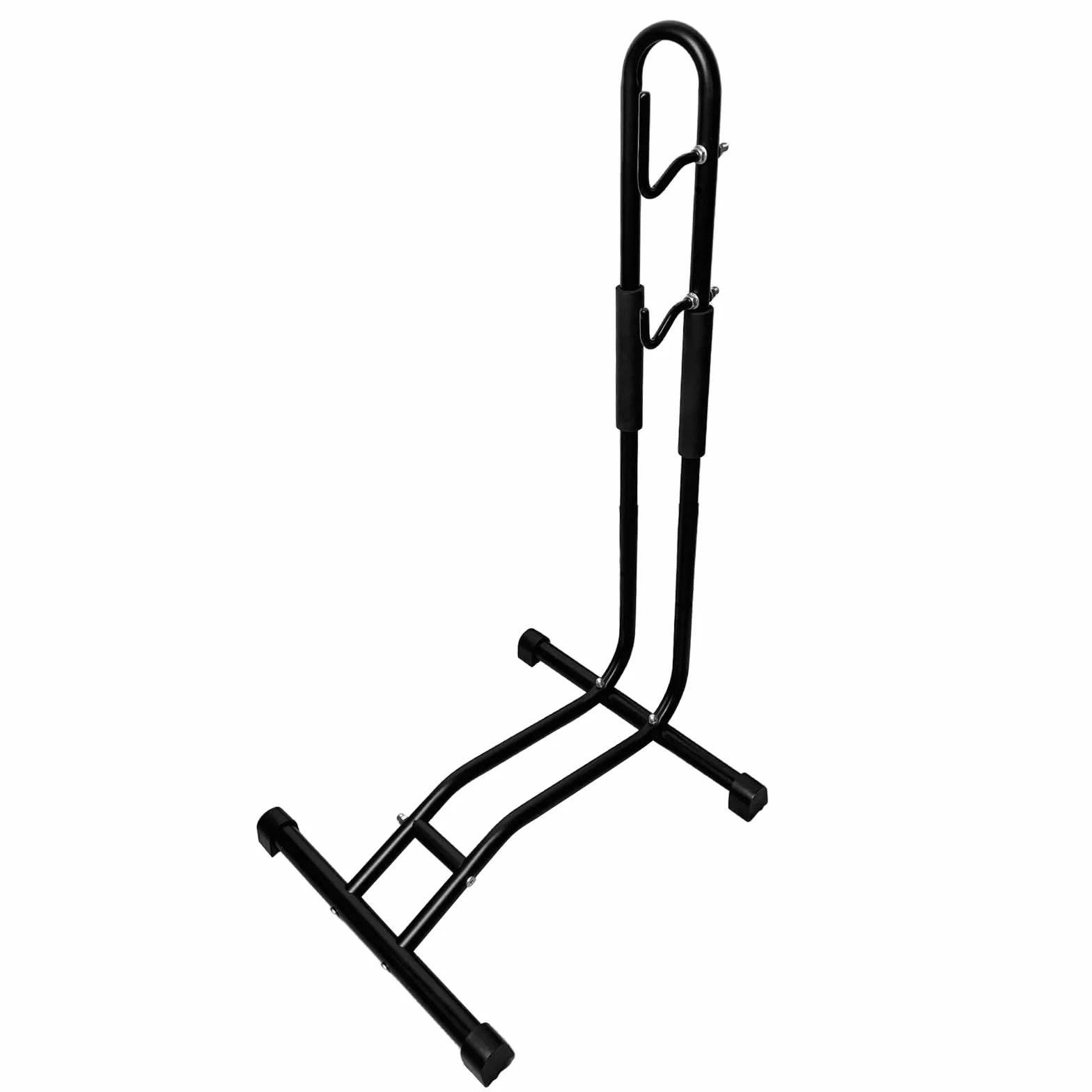 Soporte para Bicicletas con Gancho, Suelo Aparcamiento para Bicicletas, Fácil de Montar, Soporta Hasta 20 kg, Aparcar De Acero, Interior y Exterior, para Casa, Garaje Almacenamiento