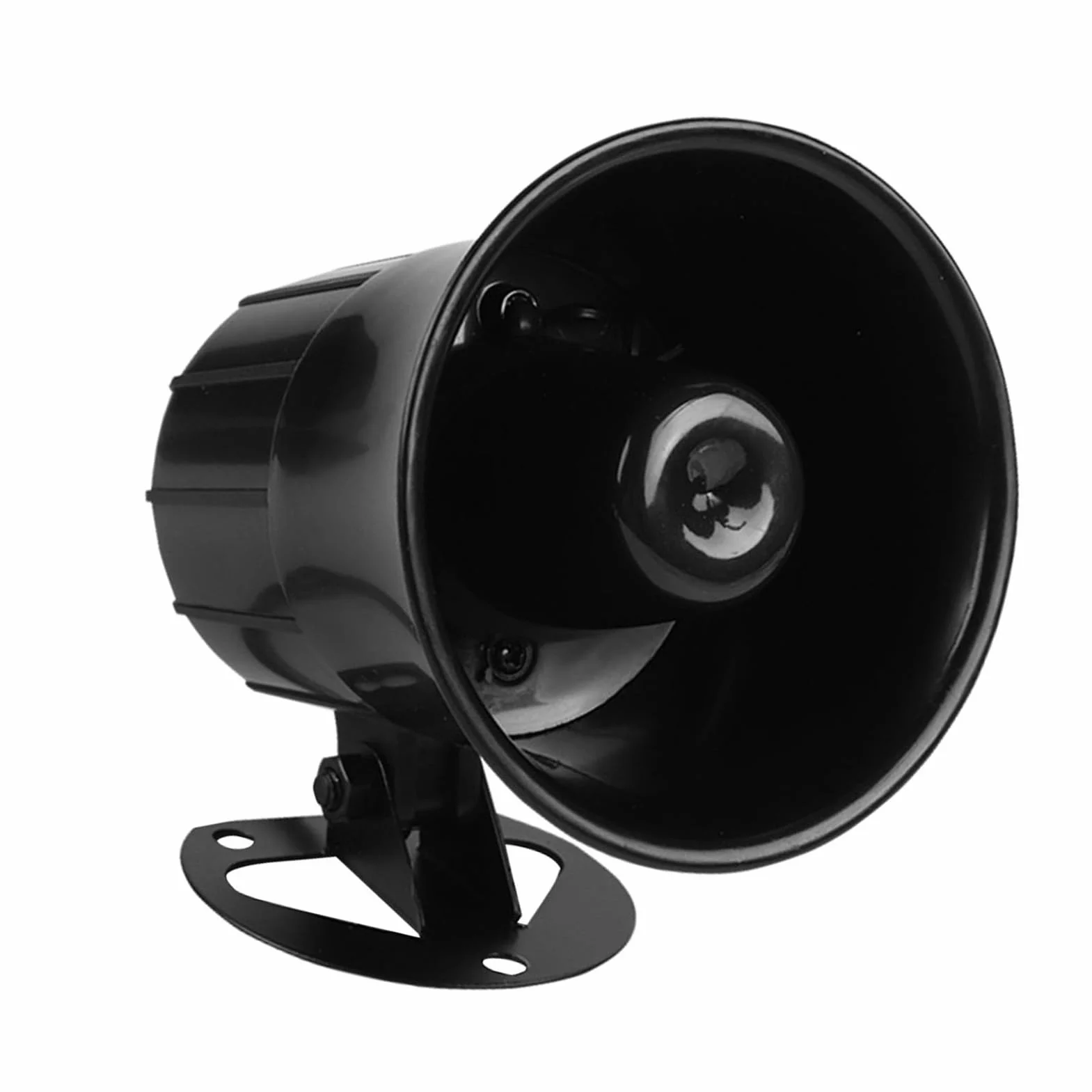 Sirena 120Db 12V Altavoz Alarma Exterior 115Db DC 12V Alambre Bocina Fuerte Alarma Sirena Electrónica de Coche para Seguridad Al Aire Libre