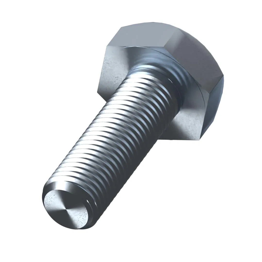 Tornillos de cabeza hexagonal M8 (8 mm x 100 mm), pernos hexagonales totalmente roscados, acero de alta resistencia, grado 8.8, zinc DIN 933 (paquete de 20)