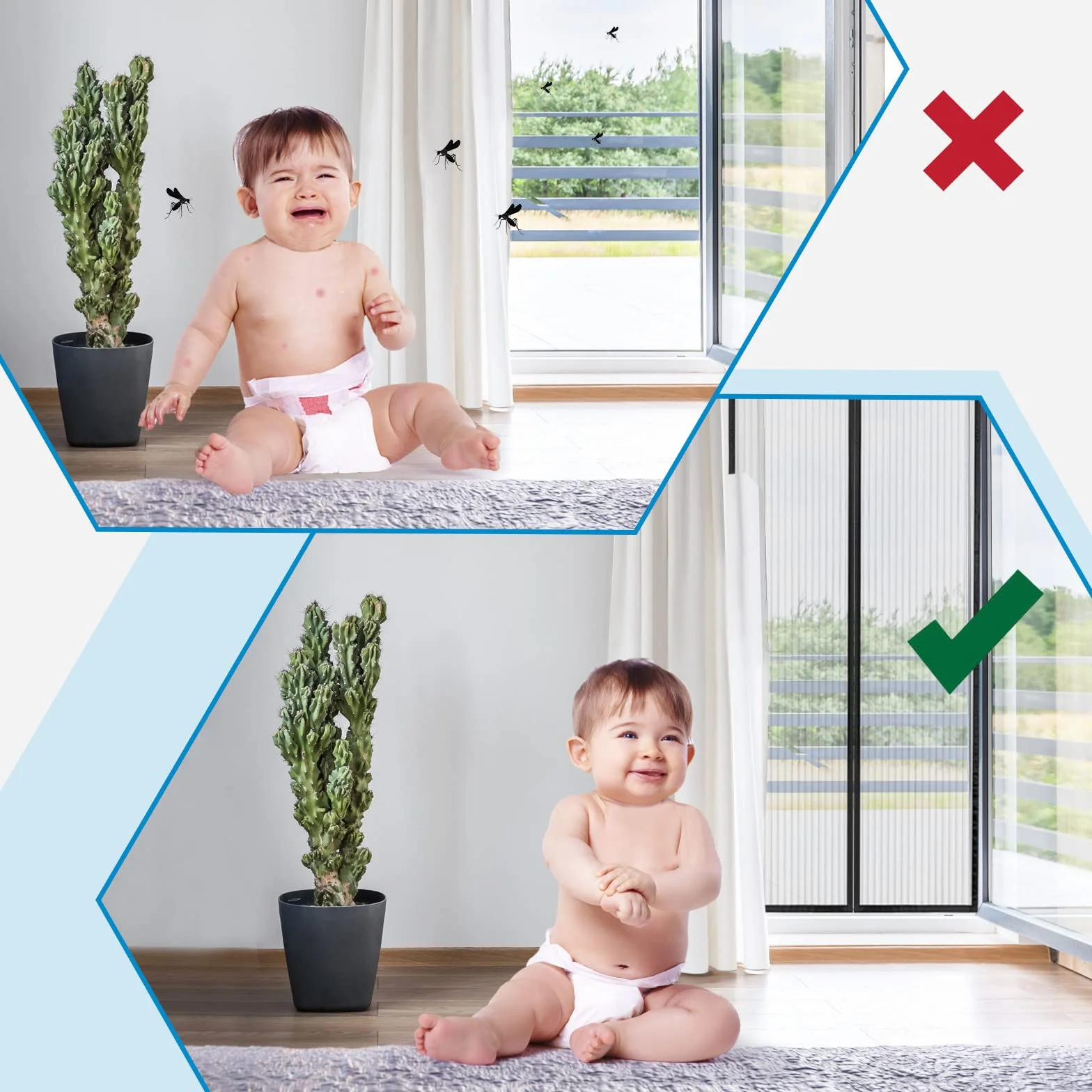 Mosquitera Puerta Magnética 80x180, SHA2WEN Mosquiteras para Puertas Negro, Disfrute del Buen Verano en Familia