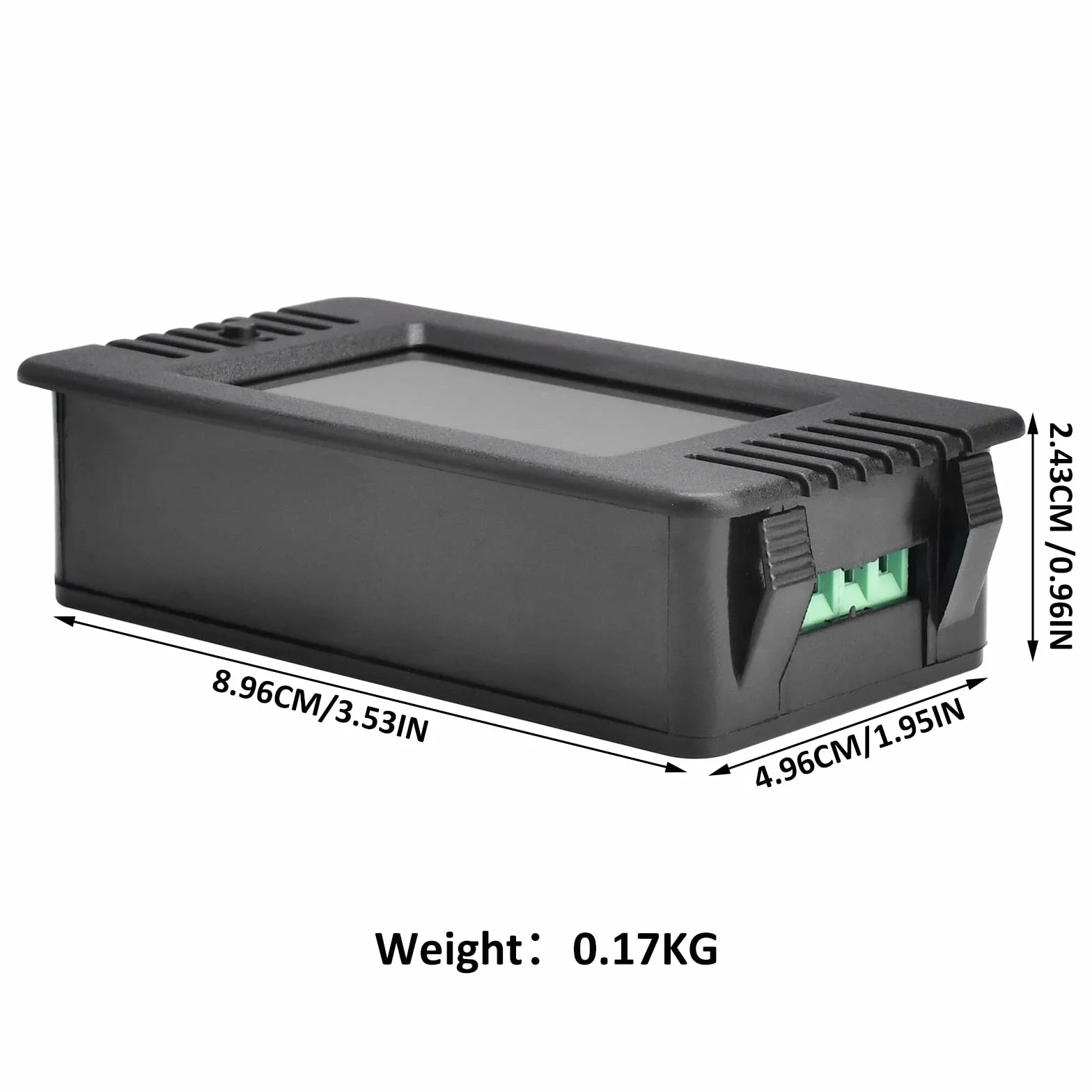 Aideepen LCD Amperímetro digital Voltímetro AC 80-260V 100A, Medidor de potencia 6 en 1 de electricidad para el hogar, Tipo abierto Medidor de energía CT