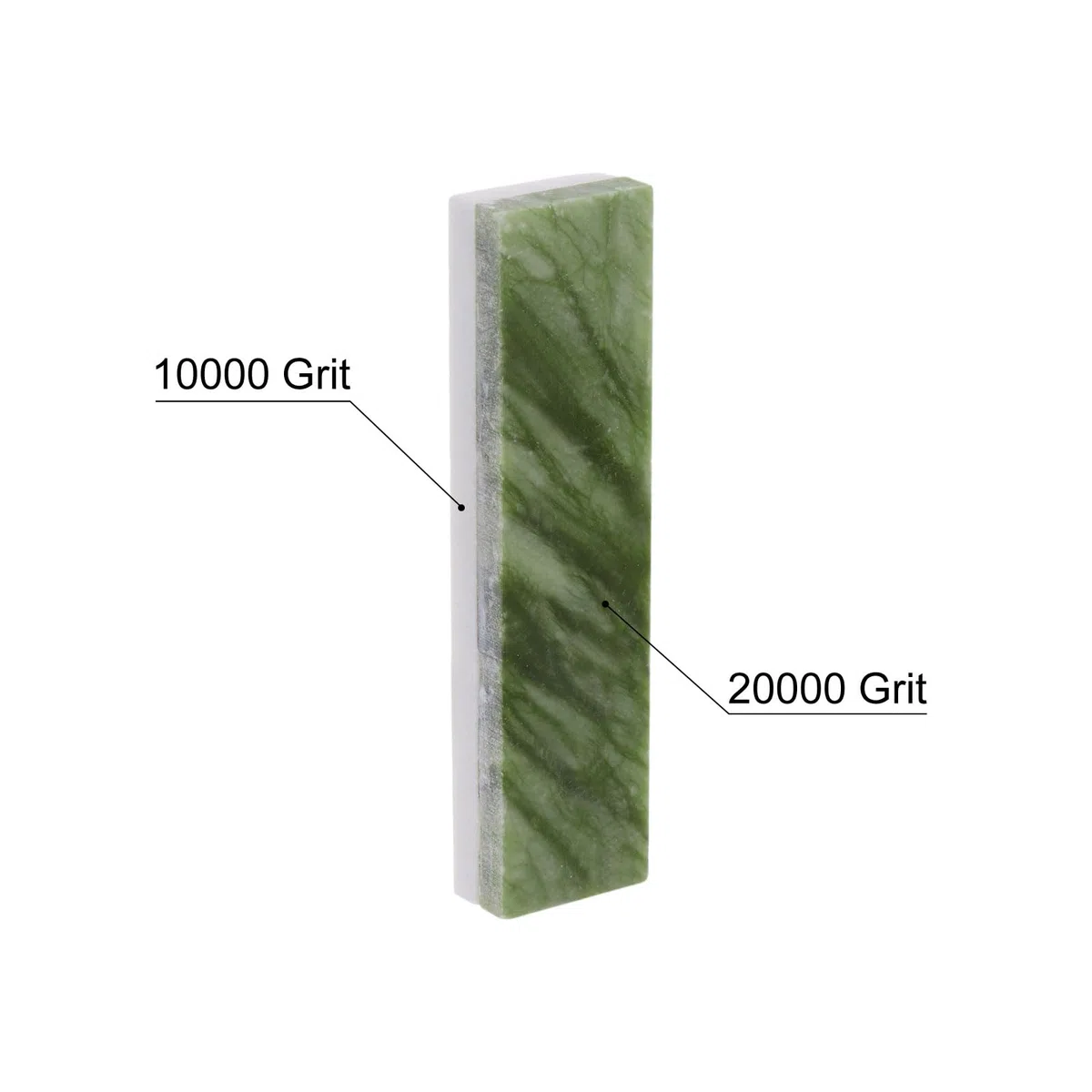 sourcing map Afilar Piedras 10000/20000 Grano 2 Lateral Combinación Afilar Piedra 100x25x12,5mm