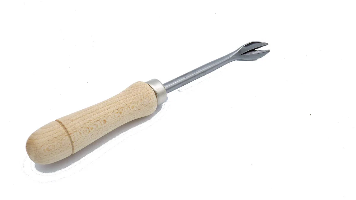 Desclavadora de doble punta, sacagrapas de acero para tapicería profesional.