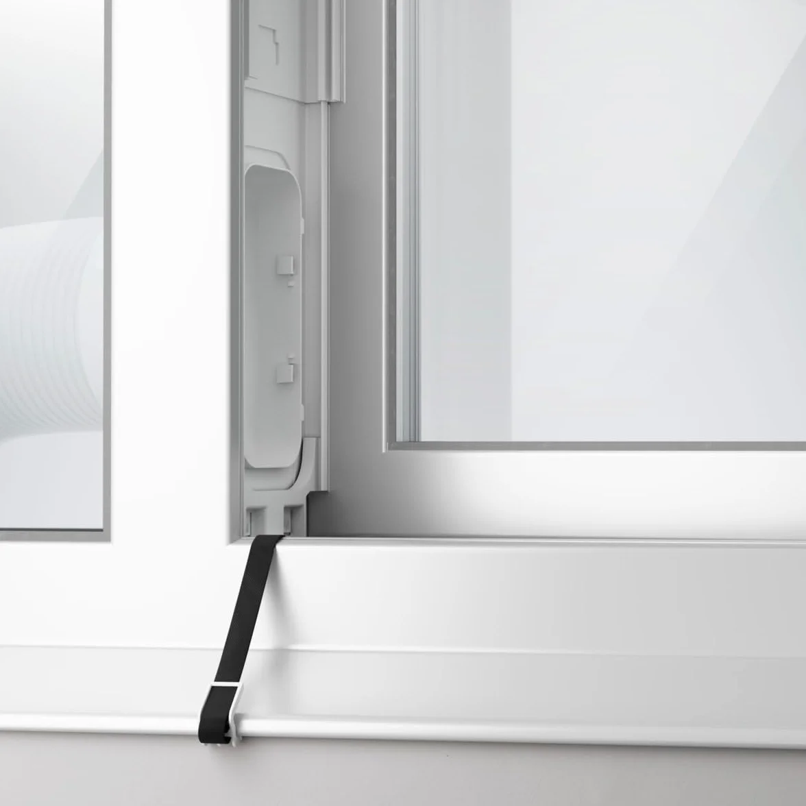 AEG AWKIT5 Premium Window Kit/instalación rápida/kit de sellado de ventanas/refrigeración eficiente/ahorro de energía/apto para todos los climatizadores portátiles con manguera de 15 cm de diámetro