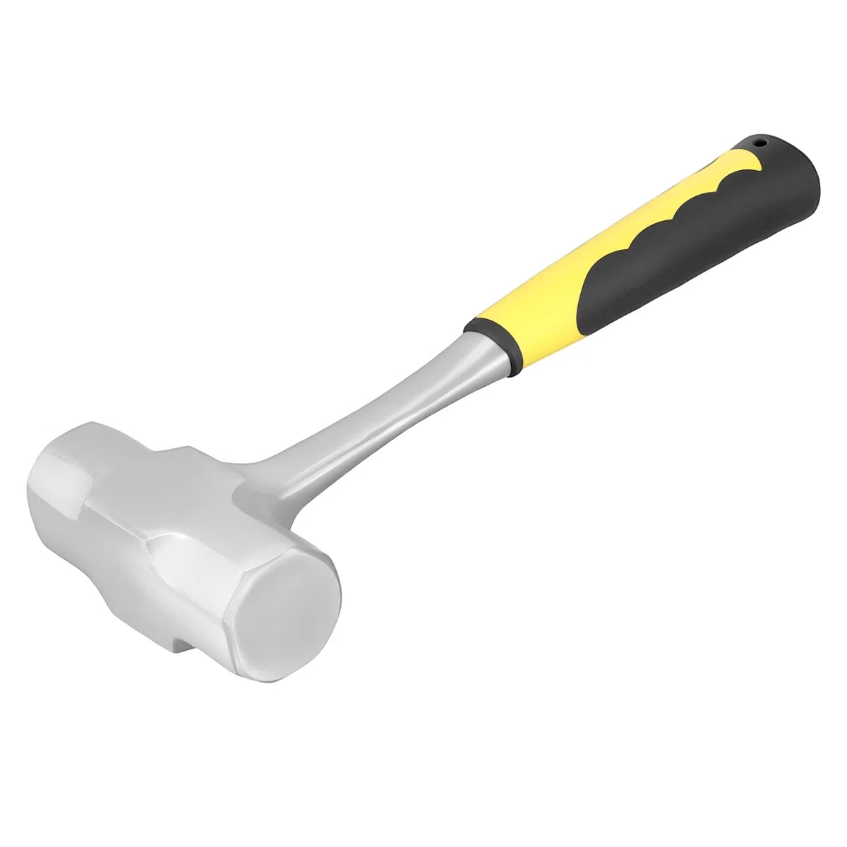 Martillo de Cerrajero 4 Libras con Cabeza de Acero Alto Carbono y Mango PPR Antideslizante para Construcción y Taller