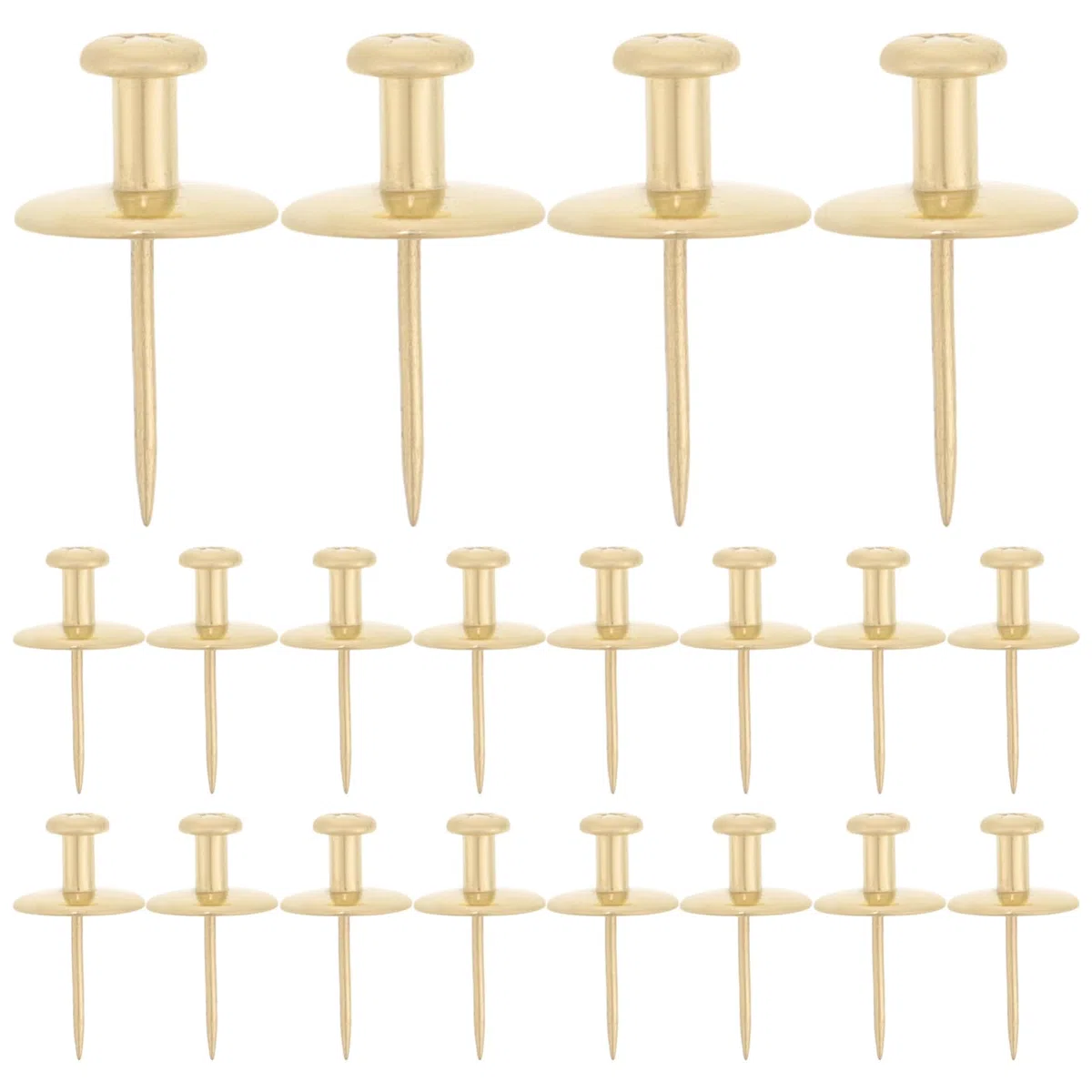 Gadpiparty 20piezas Clavos De Colgar Para Pared Clavos De Metal Para Fotos Push Para Clave y Decoración Práctico y Funcional