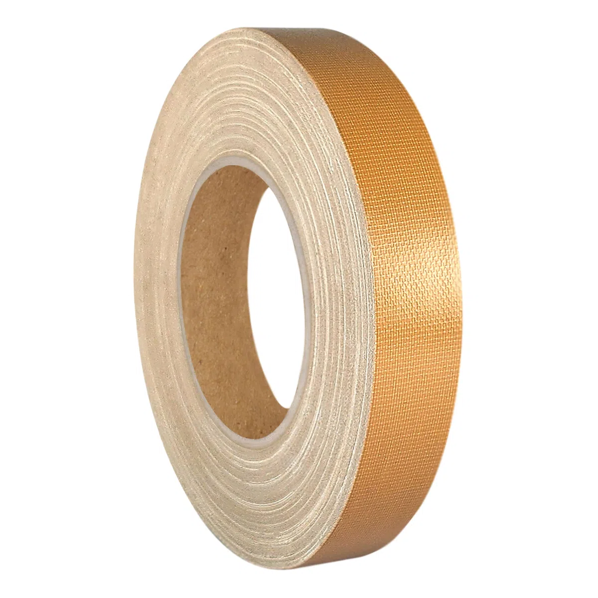 Gaffer Tape - Cinta adhesiva de tela, gran selección de colores y anchuras, fuerte adhesivo y removible, beige - 19 mm x 50 m