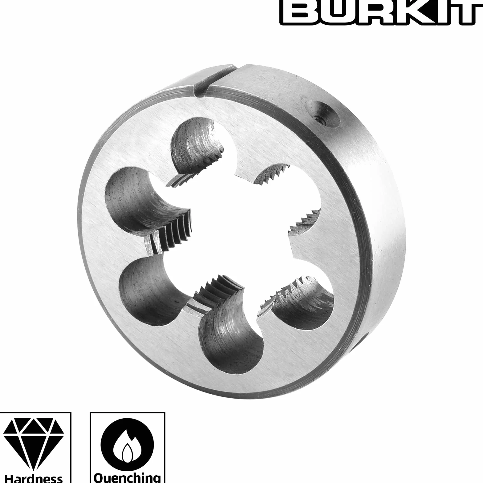 Burkit M22 X 2 Roscado redondo M22 X 2, rosca de máquina M22 x 2,0 Die mano derecha