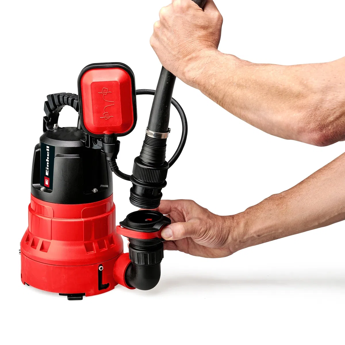 Original Einhell Conector rápido como accesorio de bomba (conector rápido para bombas de aguas sucias y aguas limpias con cable)