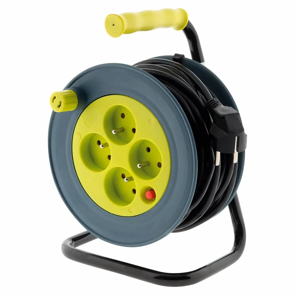 Zenitech Carrete doméstico 15m 3G1 mm² Anís