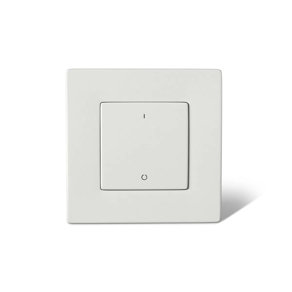 Amazon Basics Interruptor inteligente, 1 vía, compatible con Alexa, no requiere concentrador, necesita cable neutro, blanco, paquete de 1, 8 x 8 x 3,6 cm