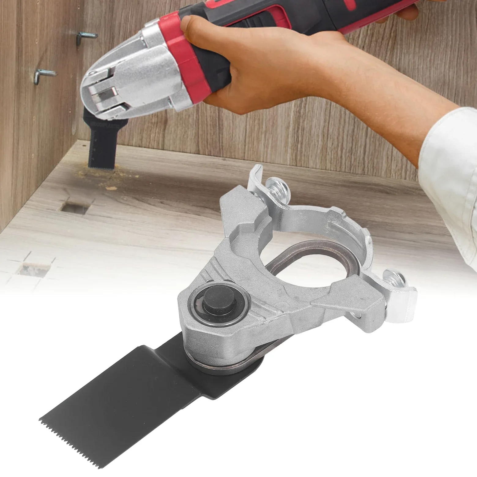 Herramienta Amoladora Angular, Adaptador Universal de Herramienta Oscilante, Convertidor de Amoladora Angular, Conjunto de Cabezales para Cortar y Pulir