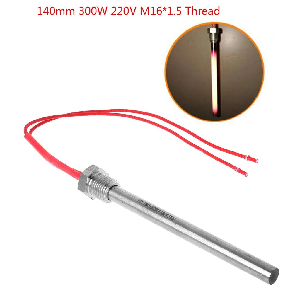 Belti 350W 220V Encendedor de Encendido Hot Rod Estufa de pellets de Madera 10 * 140/150 / 170mm M16 * 1,5