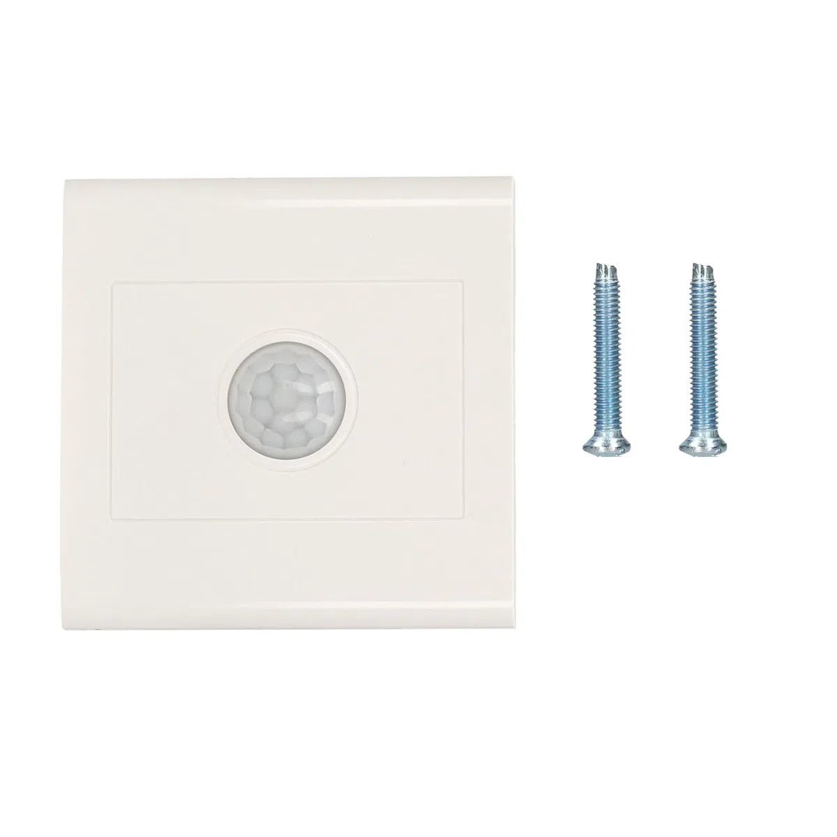 Dioche Interruptor de Luz con Sensor PIR, Interruptor de Luz LED Activado por Movimiento, Detector de Detección de Cuerpo Inteligente, Control Automático, Rango de Detección de 3-8m, 86x86mm