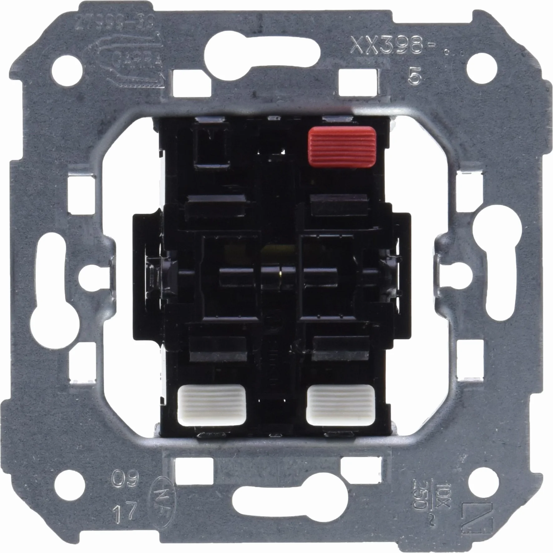 Simon 75398-39 75398-39-1 interruptor , 10AX, 250V con Sistema de conexión de Terminal rápido, 250 V, Blanco