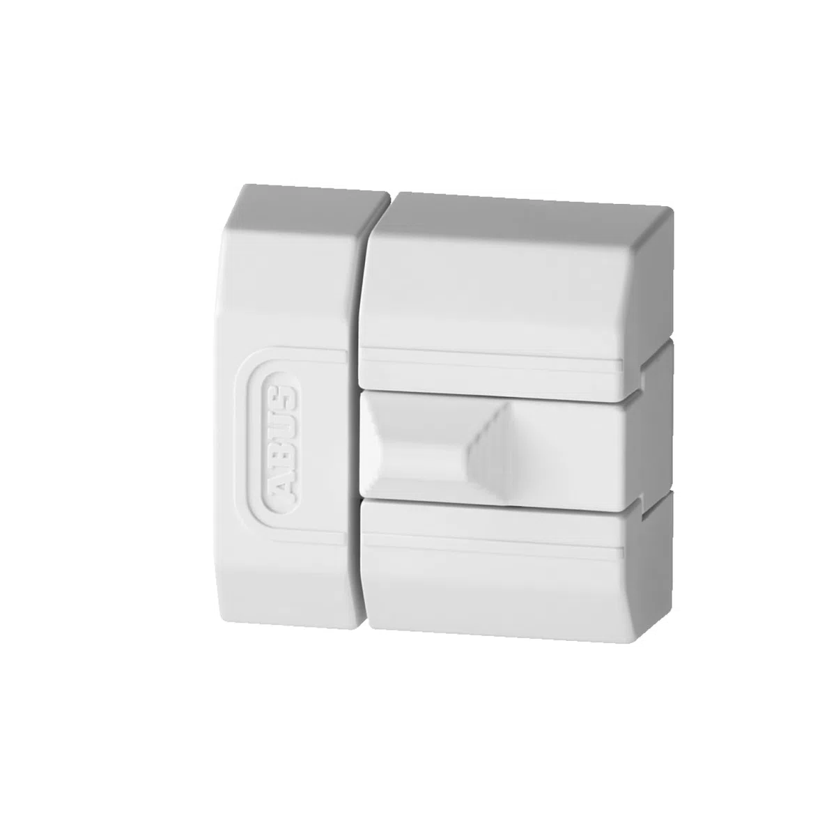 ABUS Pestillo deslizante para puerta SR30 - cierre extra sin llave para puertas y ventanas - para abrir elementos hacia la izquierda y hacia la derecha - diseño compacto para sitios reducidos - blanco