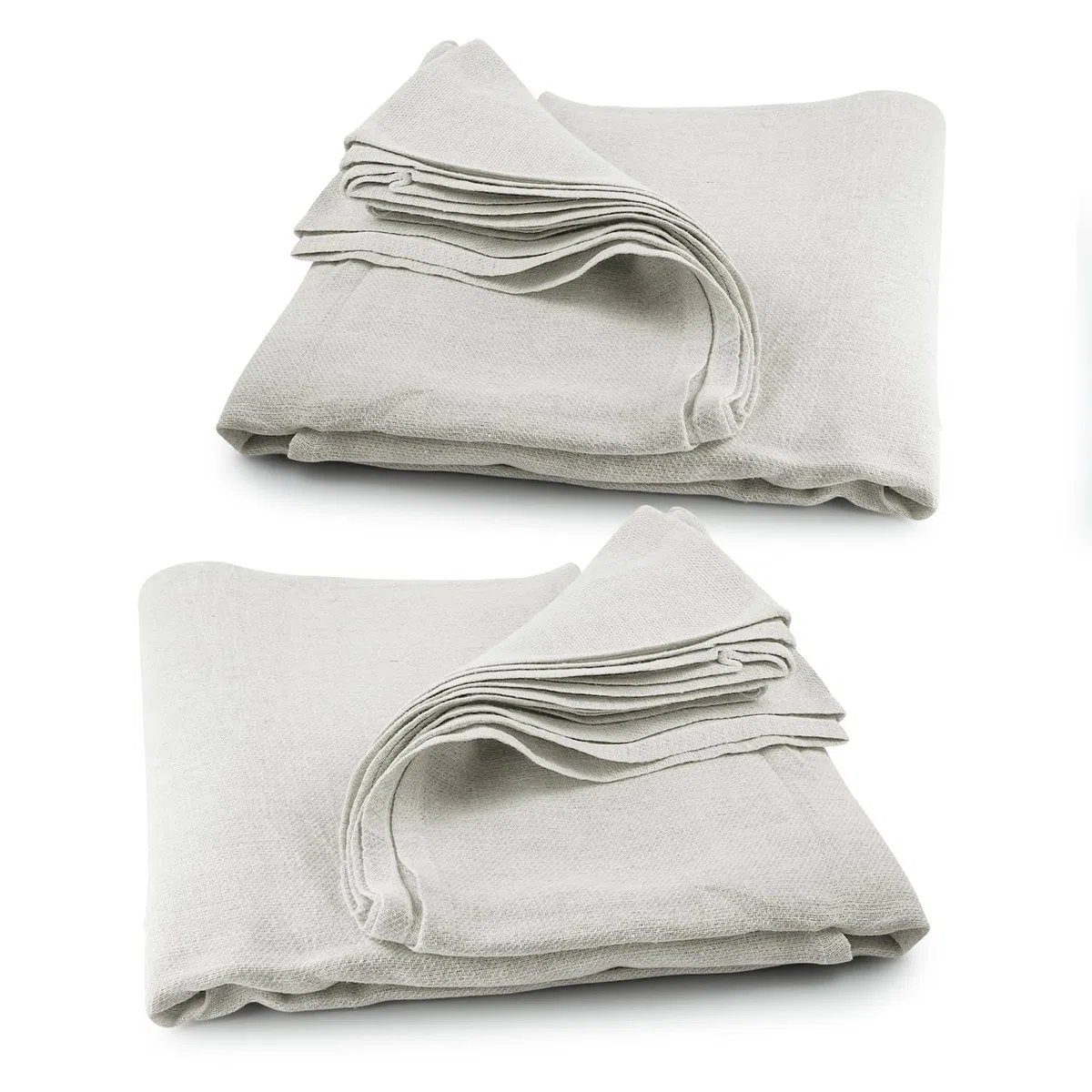 Paquete de 2 hojas de polvo de algodón laminado para decorar 6 piesx3 pies, suelo, caja de escalera (2)