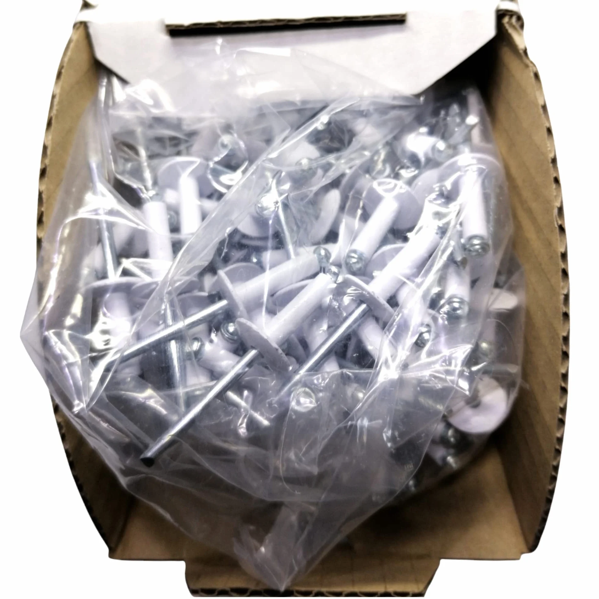 250x Remaches de Flor Ala Ancha Blancos 4 x 16 mm – Remaches Pop Cabeza Grande para Matrículas, Chapa y Plástico – Remaches Ciegos de Aluminio para Automoción, Carrocería y Bricolaje