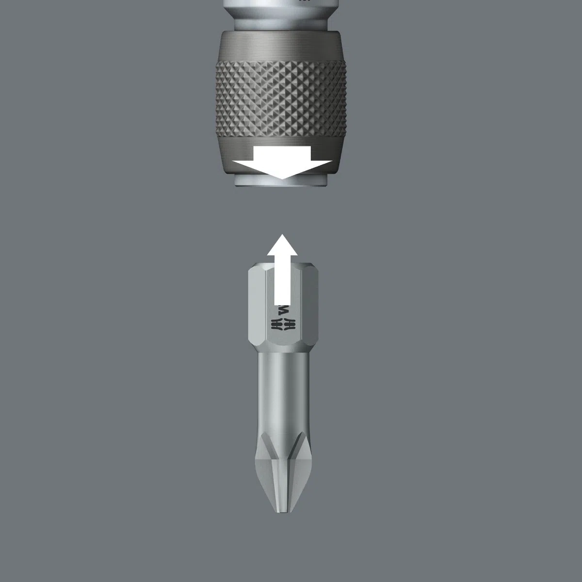 Wera 05042750001 Adaptador con Cambio Rápido, 1/4", 30 mm
