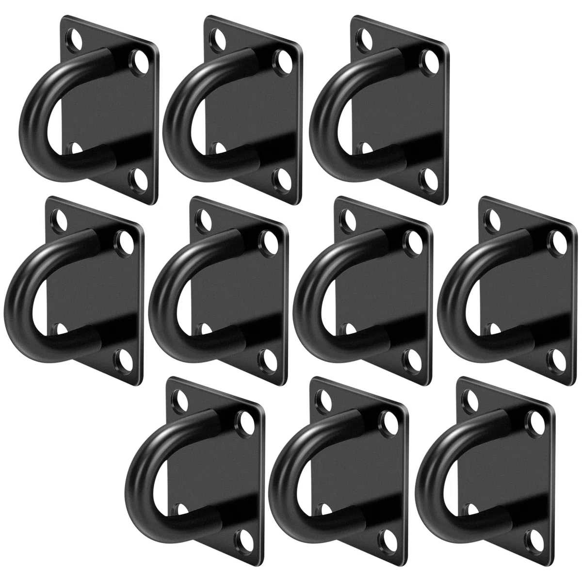 CINGHIA 10 Piezas Gancho Techo,Anclaje Pared,Gancho Pared,Ganchos de Techo para Colgar Redes,Cuerdas,Hamaca