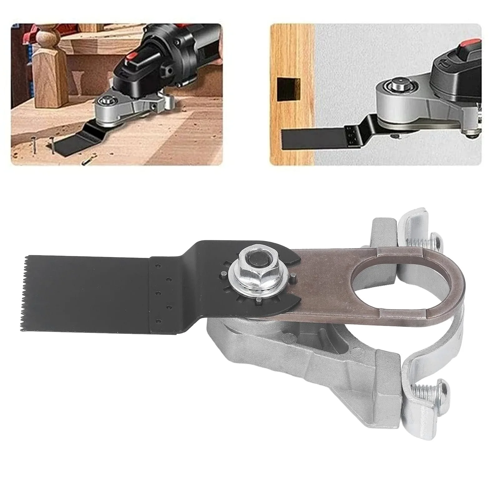 Herramienta Amoladora Angular, Adaptador Universal de Herramienta Oscilante, Convertidor de Amoladora Angular, Conjunto de Cabezales para Cortar y Pulir