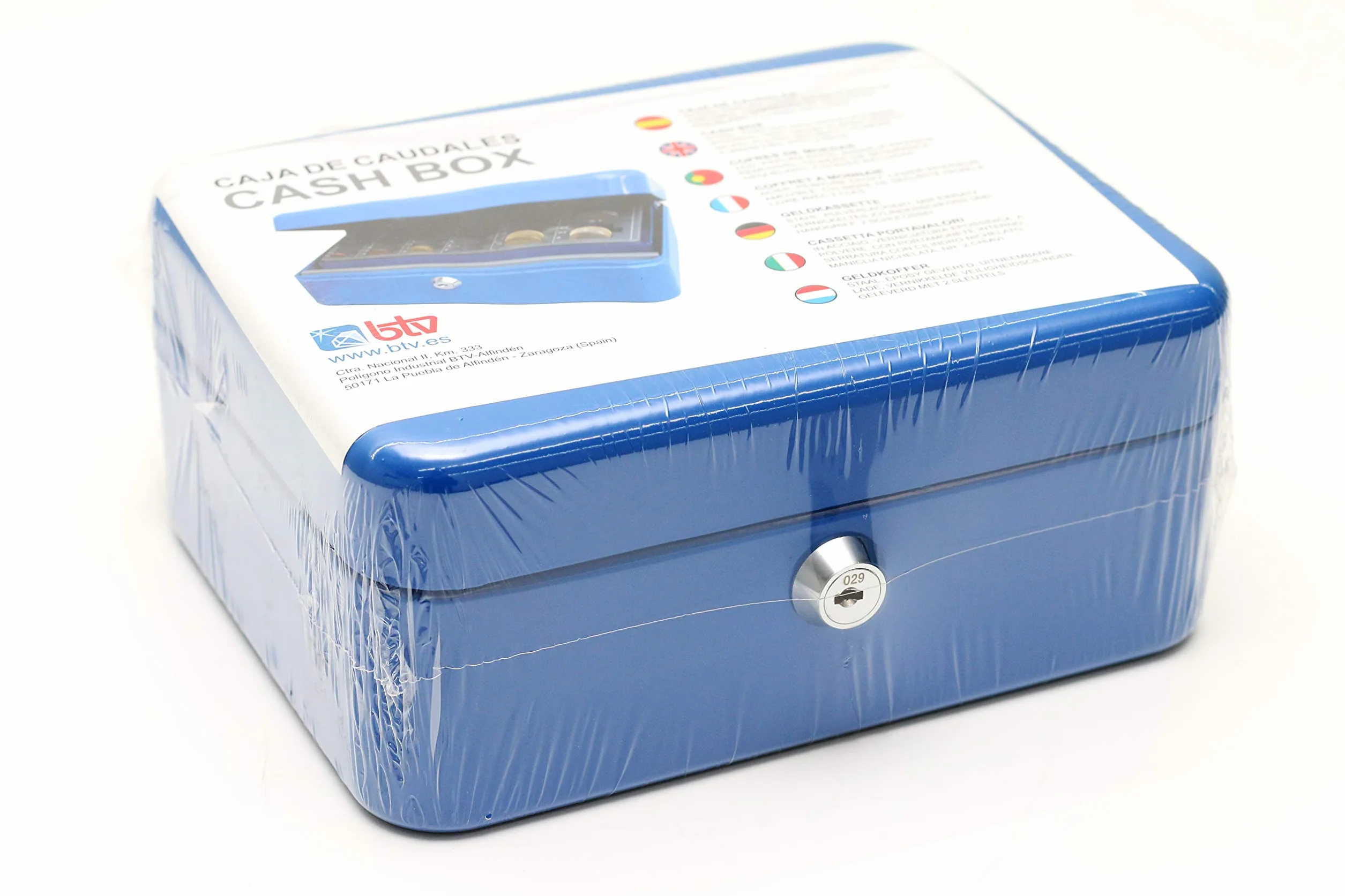 Caja caudales Nº2 90x200x160 Azul