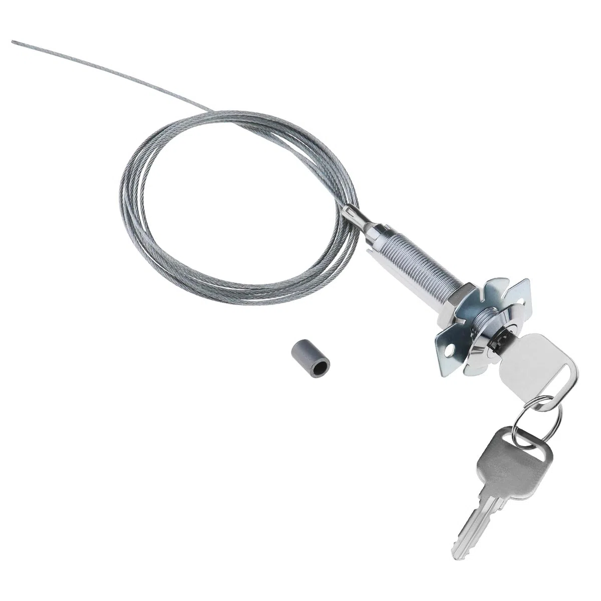 Cerradura de liberación de emergencia para puerta de garaje con 2 llaves, cerradura universal de liberación de emergencia, llave de separación, accesorios de puerta