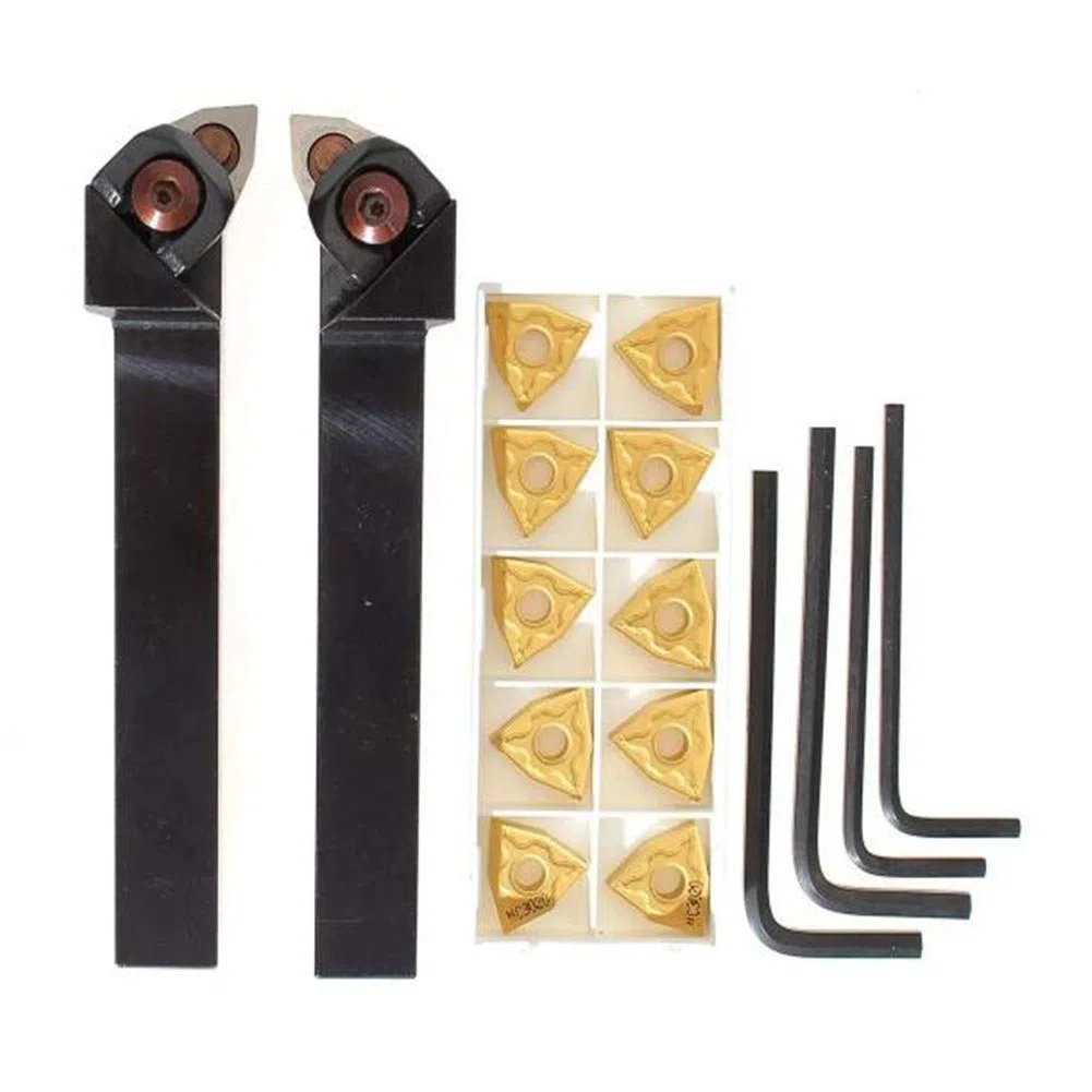 Wwlnr / L1616H / K08 Portaherramientas De Torneado De 16X100Mm Con 10 Piezas Wnmg080404 Insertos