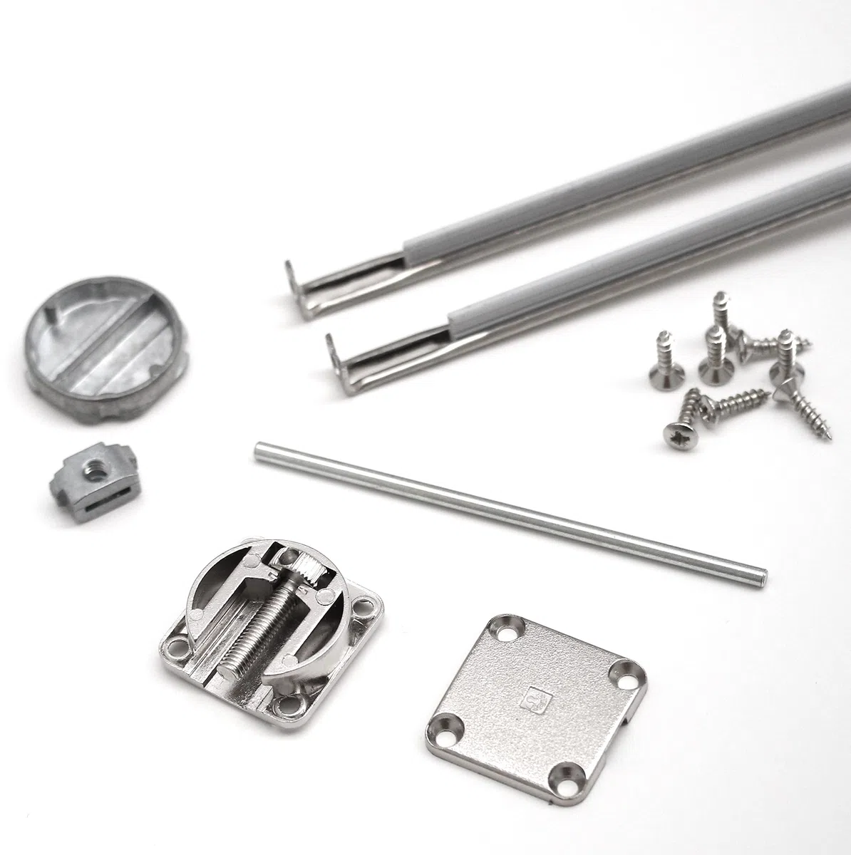 EVOTRADE Kit enderezador de puertas para armarios – Barra Tendi Puerta + Kit de fijación – Altura a elegir (1728 mm)