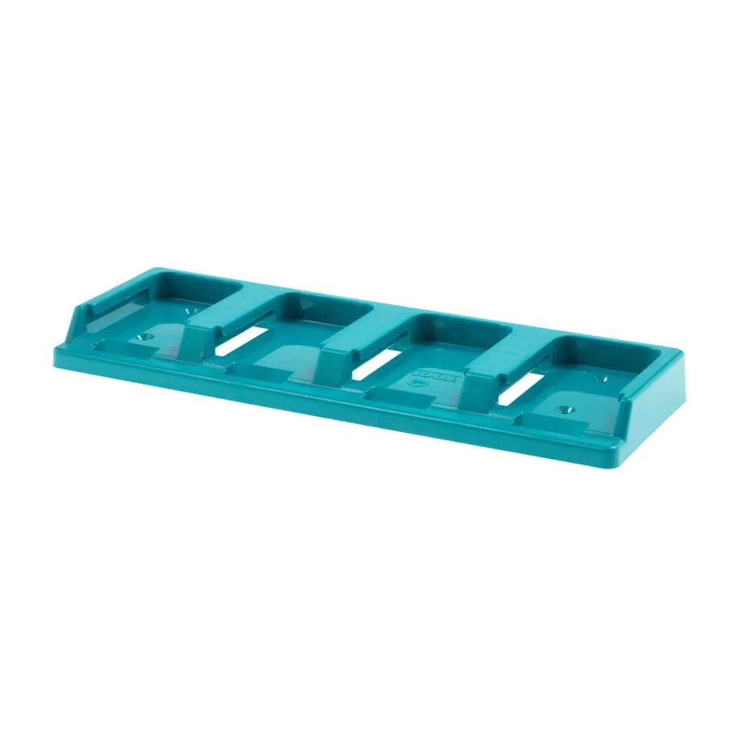 Soporte de Pared para baterías Makita de 18 V, Montaje fácil, Ideal para Taller o Furgoneta, con Plantilla de fijación