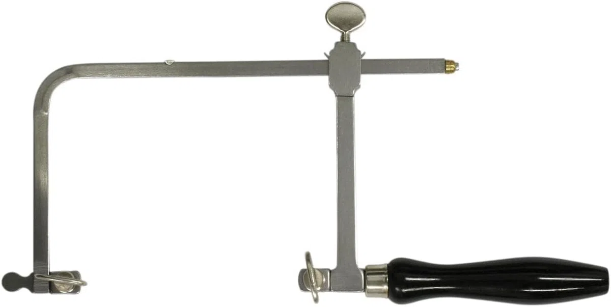 Sierra de sierra de arco en forma de U ajustable en forma de bricolaje herramientas de mano para el arte de la joyería Profundidad de corte 0,80 mm