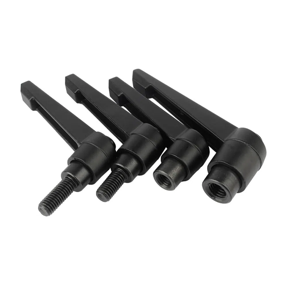 Palanca de sujeción M4 M5 M6 M8 M10 M12 M16, mango ajustable, bloqueo, perilla de rosca macho externa, acero de aleación, 1 ud. (Color : Black, Size : M16x63mm)