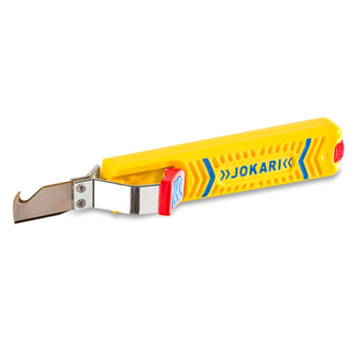 JOKARI J10280 - Cuchillo pelacables Secura Nº 28H con cuchilla en forma de gancho (Ø 8-28 mm)