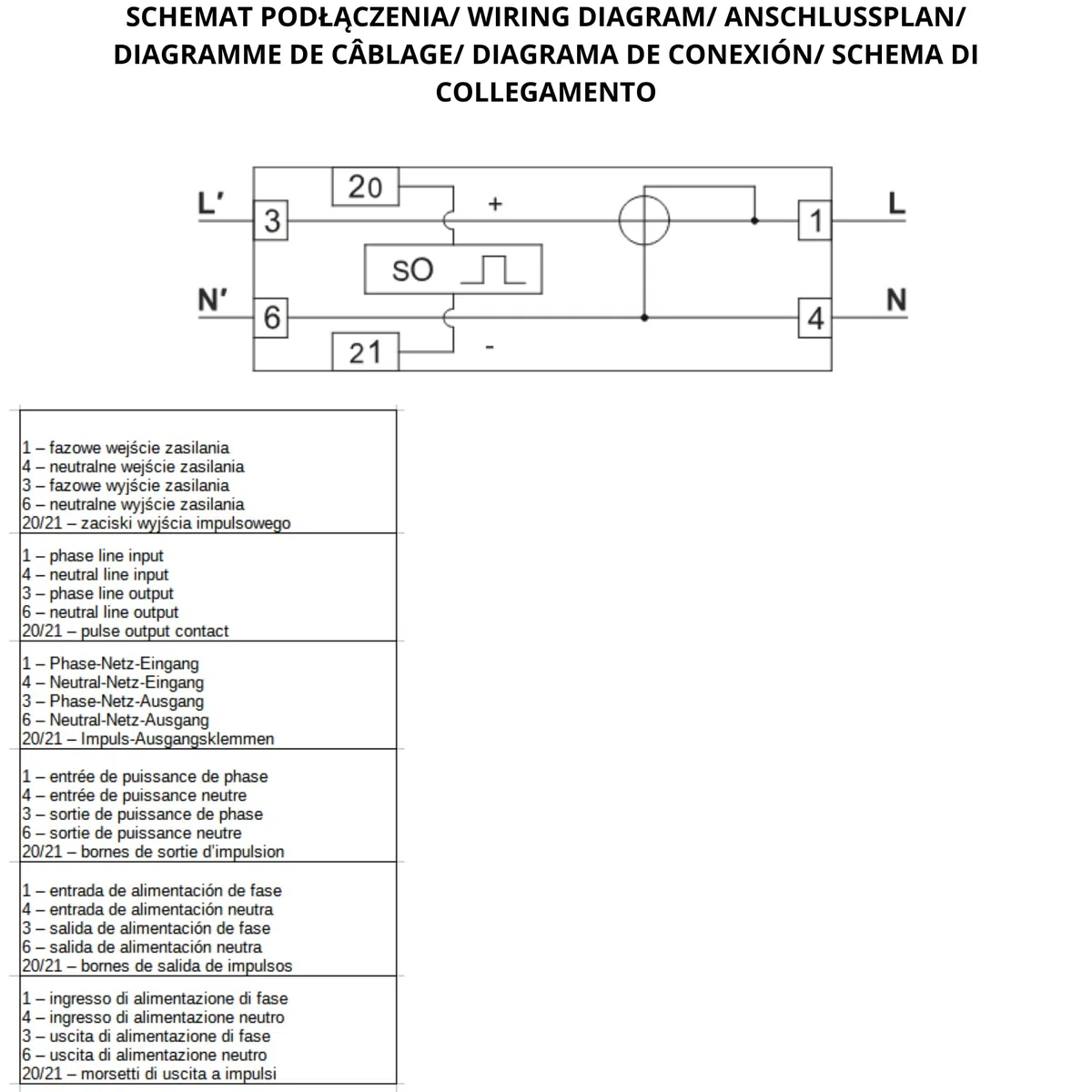 Medidor De Consumo Electrico Monofasico 40A 50Hz 2000imp/kWh (Indicador analógico 5+1)