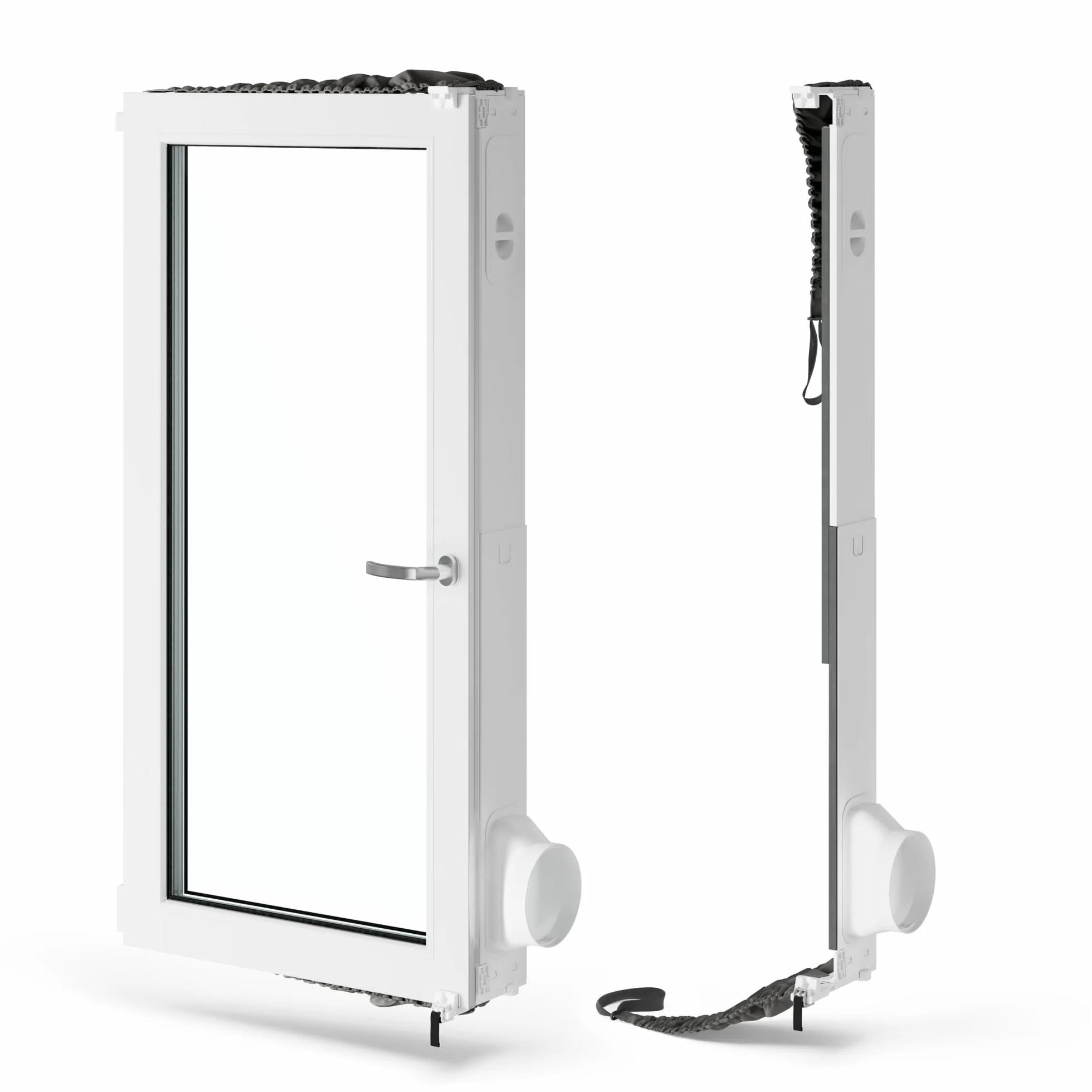 AEG AWKIT5 Premium Window Kit/instalación rápida/kit de sellado de ventanas/refrigeración eficiente/ahorro de energía/apto para todos los climatizadores portátiles con manguera de 15 cm de diámetro