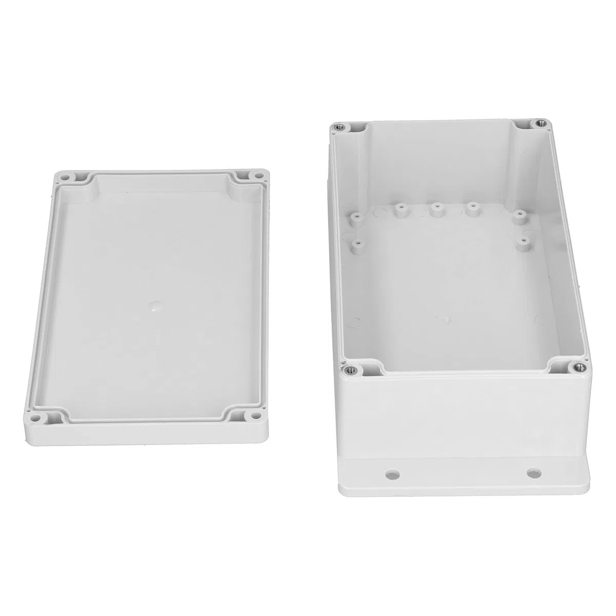 Tyenaza Caja de conexiones, Caja de conexiones eléctricas, Caja de alimentación impermeable Caja de conexión eléctrica ABS para exteriores(200 x 120 x 75 mm)