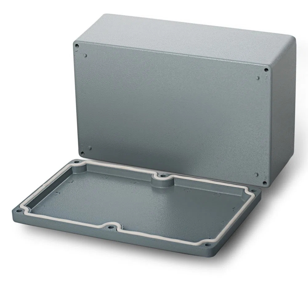 EDI-TRONIC carcasa caja recinto industrial vacío en aluminio 120x80x55mm FA2 IP66