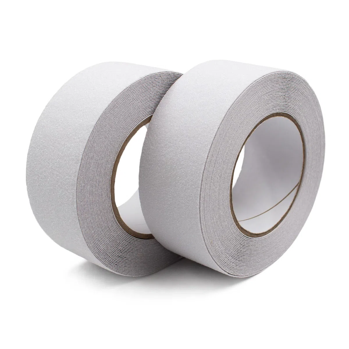 2 rollos de cinta antideslizante de 10 m x 50 mm para escaleras, ducha, bañera, cinta adhesiva antideslizante, para interior y exterior (blanco)
