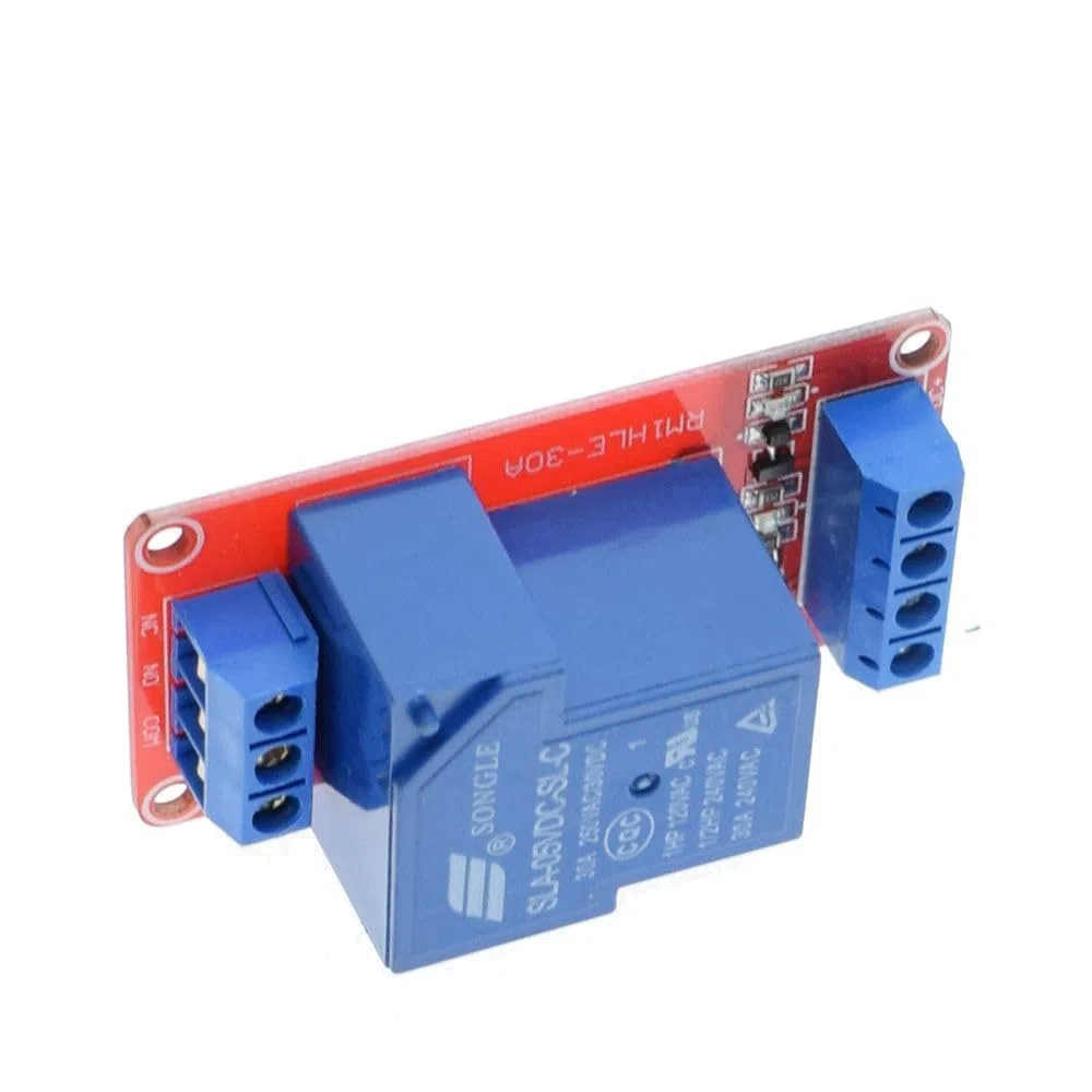 Módulo de relé de 1 canal, módulo de relé de 1 vía de 5 V, relé optoacoplador de 1 vía con soporte de aislamiento de optoacoplador, módulo de placa de expansión de relé de 1 canal