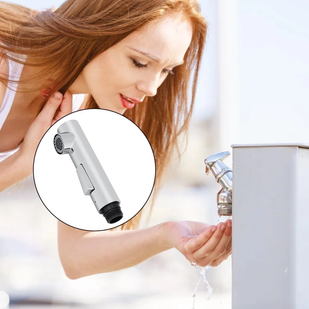 Joyzan Rociador Grifo, G1/2 Repuesto Cabezal Grifo Cocina Boquilla Pulverizador Electroplaca Ducha Fregadero Cabeza Baño Extraíble Agua Alcachofa Extraible Desplegable 360 Grado Granja Lavanderia
