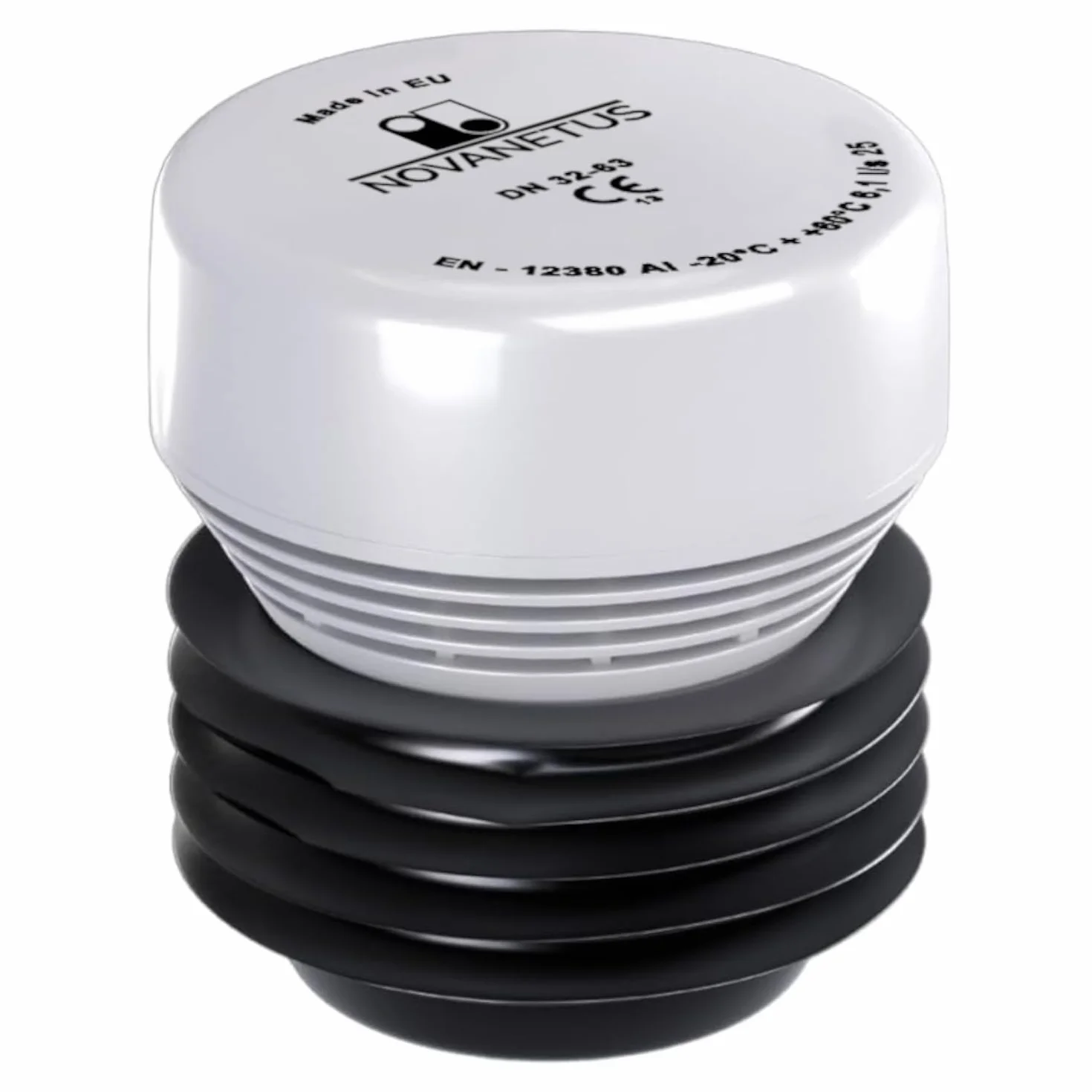 HypAir Balance Aireador de tuberías DN 32-63 Válvula aireadora para instalaciones sanitarias