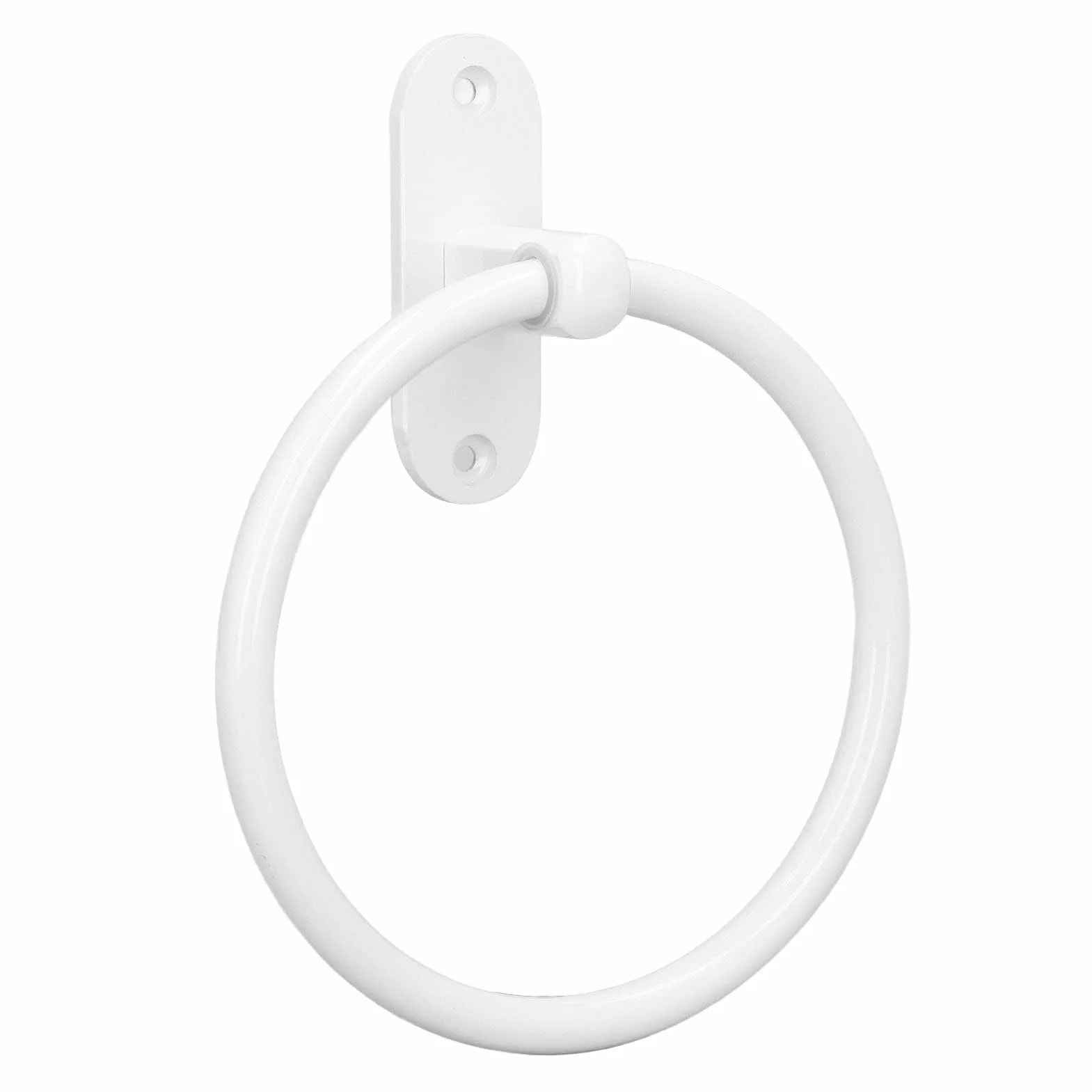HERCHR Toallero de Mano, Toallero de Aluminio para Baño Toallero de Mano Colgador de Pared Toallero Redondo Toallero Redondo Círculo Toallero Colgador Giratorio Toallero de Cocina para Casa